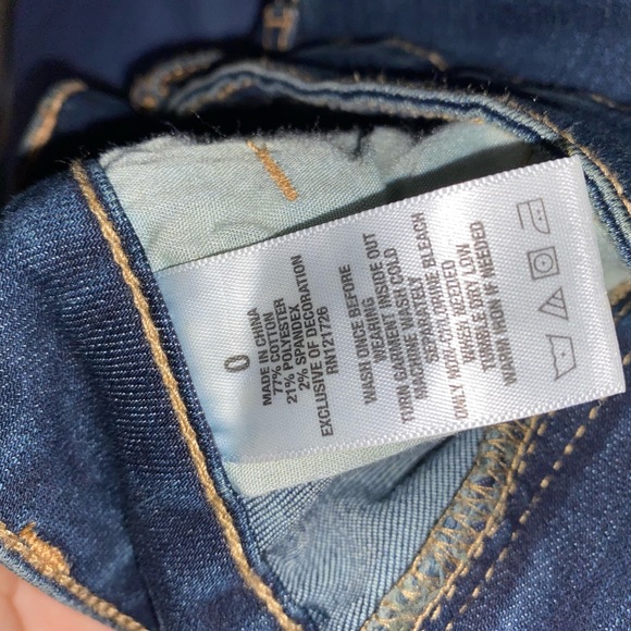 Dark blue high waisted skinny jeans - Picture 4 of 4